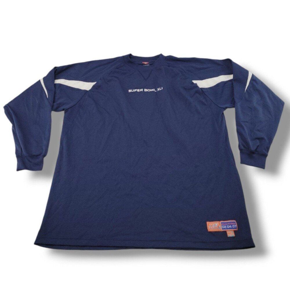 Super Bowl Shirt Size XXL NFL VF Imagewear 2007 Super Bowl LVI Shirt Embroidered
